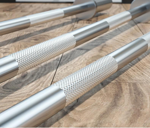 Barra de Gimnasio BunnyHi GL043, Barra Estándar para Pesas, Barra de 20 kg para Entrenamiento de Levantamiento de Pesas, Barra de 1.2 <span class=keywords><strong>m</strong></span>, 1.5 <span class=keywords><strong>m</strong></span>, 1.8 <span class=keywords><strong>m</strong></span> para Pesas Libres y Fitness - Product Image 6