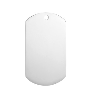 Wholesale Custom DIY Rectangle Metal ID Necklace Black Stainless Steel Dog Tag Pendant Various Colors Fashion Style <b>Key</b> <b>Chains</b> - Product Image 4