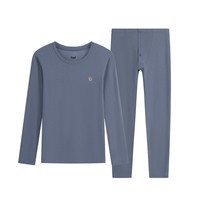 Ensemble de sous-vêtements thermiques pour homme automne/hiver, en velours allemand, doublé de polaire, épaissi, 2 pièces en fibre de viscose, comprenant un haut à manches longues