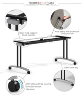 Table Pliante Portable Modèle Hot Sale – Bureau Mobile pour Salle de Classe, Bureau, Salle de Formation