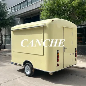 Chariot de restauration mobile entièrement équipé pour pizzas et café, kiosque de restauration rapide, remorque alimentaire électrique, fabriqué en Chine - Product Image 3