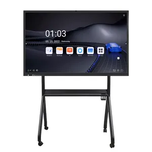 55 65 75 86 100 pouces 4K IR 20 Points Multi Touch Digital Smart Board Affichage interactif pour l'école