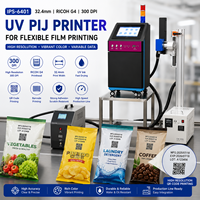 Imprimante UV PIJ IPS-6401 32,4 mm Ricoh G4 300 DPI pour la numérisation et la traçabilité des codes QR DataMatrix GS1 sur les sacs en plastique et le papier