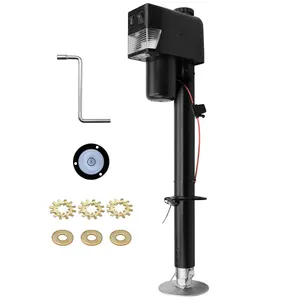 Electric A-Frame Trailer Jack up to 3500lbs Heavy Duty RV Electric Power Tongue Jack , 18" Lift, 12V DC and Bright LED Lights