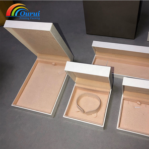 Factory Wholesale Custom White Paper Jewelry <b>Box</b> With Logo For Ring Bracelet Pendant Necklace <b>Earring</b>,Jewelry <b>Gift</b> <b>Box</b> for Woman - Product Image 2