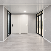 Maison préfabriquée de luxe moderne de 20 pieds, maison conteneur extensible, logement annexe, bureau de jardin, maison modulaire préfabriquée pour habitation