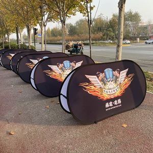 Expositor Publicitario Portátil Personalizado ODM con Marco de Acero Galvanizado, Banner Desplegable para Eventos - Product Image 2