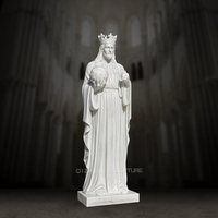Statue de Jésus en marbre blanc, église religieuse catholique décorée en pierre naturelle