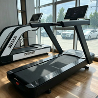 Tapis roulant commercial portable en ABS avec écran tactile et inclinaison automatique, équipement de cardio pour salle de sport, certifié CE ISO, usine OEM