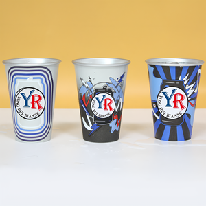 Temperatura magica del produttore della tazza di alluminio cambiante di colore 500ml tazza di birra creativa bevande fredde tazze arcobaleno - Product Image 1