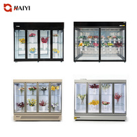 Réfrigérateur commercial pour exposition florale, vitrine réfrigérée pour fleurs fraîches, chambre froide pour fleuriste