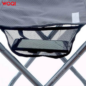 Silla de playa portátil Woqi, silla plegable de aluminio con bolsillo de malla para acampar, picnic y viajes - Product Image 1