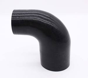 Tuyau de suralimentation en silicone pour <span class=keywords><strong>intercooler</strong></span> Turbo pour AUDI S3 TT SEAT LEON <span class=keywords><strong>CUPRA</strong></span> R 1.8T NOIR VA0054 Pièces automobiles - Product Image 2