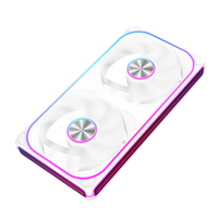 Ventilateurs PWM ARGB Infinity Ruix T2 Blancs 240mm pour Boîtier PC – Système de Refroidissement Monobloc – Nouveau Modèle – Vente Flash