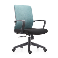 Milieu Du Dos Support Lombaire Fauteuil Visiteur Personnel De Travail Exécutif Ergonomique Chaise De Bureau