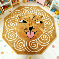 Tapis de couloir en laine marocaine maison réversible fait à la main abstrait paillassons écologique personnalisé Animal tufté tapis pour chambre