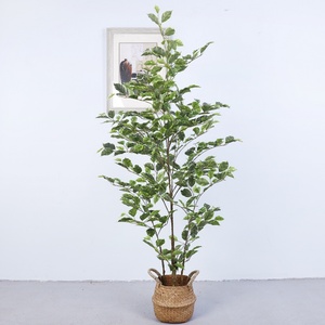 Árbol de Banyan Artificial al por Mayor, Planta Verde para Decoración Interior y Exterior, Árbol de Ficus Microcarpa de Plástico en Maceta para Bodas y Hogar - Product Image 4