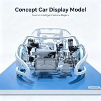 Modèle d'affichage de concept-car intelligent personnalisé