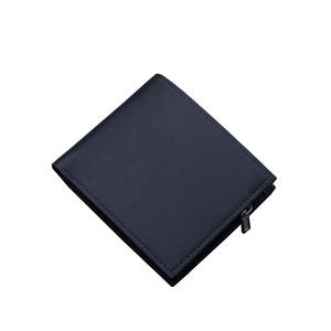 70% de réduction porte-monnaie court en cuir à fermeture éclair avec porte-cartes souple Mini portefeuille pour hommes - Product Image 1