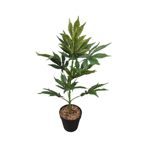 Artificial Hemp <strong>Plant</strong> Fake <strong>Bud</strong> Plastic Indoor Decorative Indoor Garden Marijuana <strong>Plants</strong> - Product Image 4