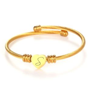 <span class=keywords><strong>Bracelet</strong></span> tressé en forme de coeur pour femmes cadeau romantique fil de câble en acier inoxydable <span class=keywords><strong>bracelet</strong></span> réglable bijoux à bricoler soi-même anniversaire - Product Image 4