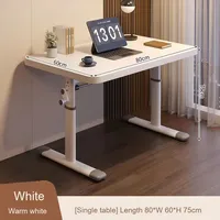 Bureau de travail électrique intelligent avec cadre métallique, hauteur réglable, design simple avec support en acier