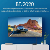 Fibre vidéo HD 8K pour câble HDMI 2.1 60Hz 1M à 100M paire torsadée optique pour HDMI vers résolution HDMI 4K