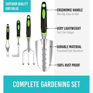 Juego de Herramientas de Jardinería GROWIT de 23 Piezas, Kit de Jardín Ergonómico de Acero Inoxidable para el Cuidado de Plantas en Exteriores - Product Image 3
