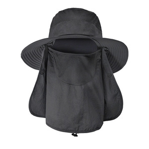 Women's Summer Sun Hat Bucket Hat Breathable UV Protection Full Face Cover Outdoor <b>Cycling</b> Hat - Product Image 5