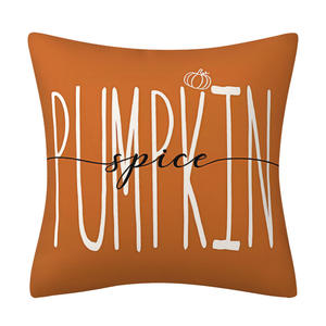 Housse de coussin en feuille d'érable de citrouille carrée de haute qualité Design peint pour la maison pour Thanksgiving automne taies d'oreiller housses de coussin - Product Image 6