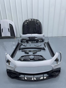 Pour <span class=keywords><strong>mercedes</strong></span>-benz AMG GT50 GT53 GT63 Kit de carrosserie en fibre de carbone AMG GT50 GT53 GT63 MSY Style fibre de carbone diffuseur de lèvre avant becquet - Product Image 6