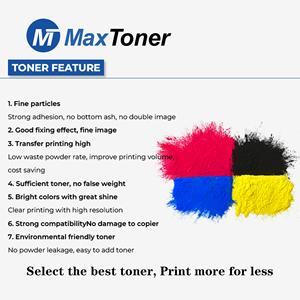 Cartucho de Tóner MaxToner MPC6003 MP-C6003 Compatible con <span class=keywords><strong>Richo</strong></span> MP C4503 C5503 C6003 C4504 C5504 C6004 CMYK - Product Image 6