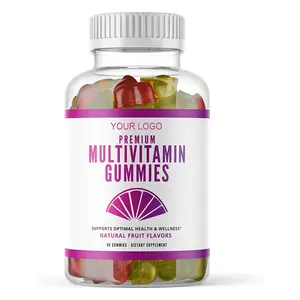 Multivitamin c를 가진 아이 성인 둔collagen 교원질 비오틴 gummies를 위한 자연적인 철저한 Vegan 주의자 다 비타민