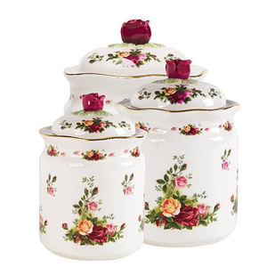 Jarrón de Cerámica para Flores con Forma de <span class=keywords><strong>Casa</strong></span> Pintada a Mano, Decoración de Cocina, Personalizable - Product Image 3