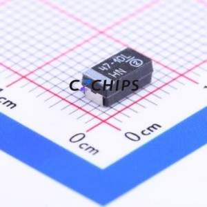 Condensateur au tantale 293D476X9010C2TE3 CASE-C-6032 (Capacité : 47 µF) (Précision : 10 % Tension nominale : 10 V) - Product Image 1