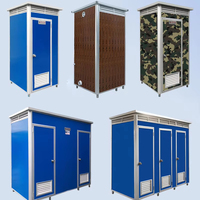 Usine directe chambre simple personnalisée de luxe toilette portable assise/accroupie toilette remorque cabine de toilette portable