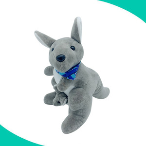 Logo personnalisé <span class=keywords><strong>j</strong></span>'aime australie kangourou animal en peluche jouet avec bébé - Product Image 4