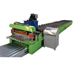 Aluminum corrugated roofing sheet machinery metal roofing roll forming machine