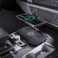 Dernière nouveauté : Chargeur sans fil portable 25W pour voiture, avec support antidérapant en silicone, compatible Apple et Huawei