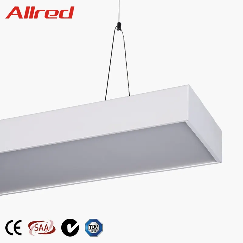 Indoor Led Linear Light Good Quality Led Linear Lamp Commercial Luminaries Aluminum Indoor Pendant Light