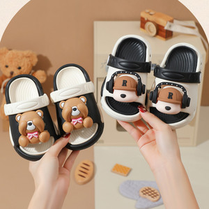 รองเท้าแตะเด็ก - สไตล์การ์ตูนฤดูร้อน - รองเท้าเด็กชายและเด็กหญิง - กันลื่น น้ำหนักเบา พื้นนุ่ม - รองเท้าแบบสวมสองชิ้น - Product Image 4