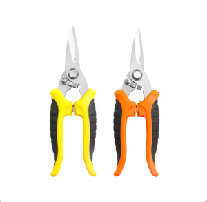 Tijeras de Jardín Multiusos de Grado Industrial y para Bricolaje con Hojas de Acero Inoxidable Lisas y Mangos de Plástico GB-23 Menos Esfuerzo - Product Image 5