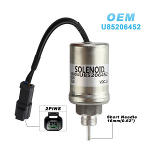 โซลินอยด์วาล์ว U85206452 12V เข็มสั้น 16 มม. สำหรับรถยก รถขุด ตัดน้ำมันเครื่องยนต์ - Product Image 5
