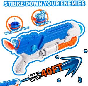 Super Pistola ad Acqua - Blaster ad Alta Capacità per Piscina, Spiaggia e Battaglie d'Acqua sulla Sabbia - Product Image 4