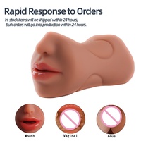 Stimulateur vaginal double extrémité 3 en 1, double canal, qualité supérieure, expédition rapide, vente en gros, kits d'accessoires, jouet pour adultes pour hommes