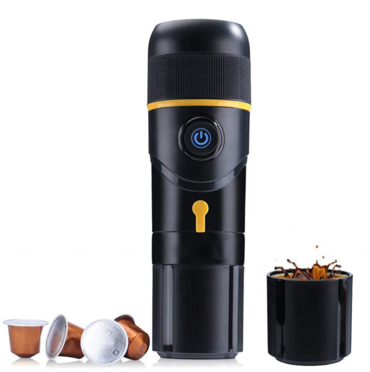 Car Coffee Portable K Cup Maker IKAPE Portable Coffee Maker With 58mm  Bottomless Basket- KAPO K2