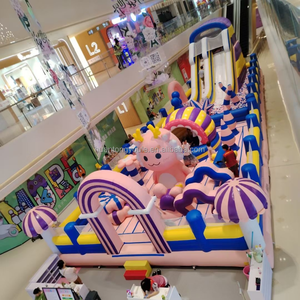 Công viên nước thiết bị Lớn trượt nước Inflatable trẻ em của thách thức lâu đài Đồ chơi điện thoại di động đứng hồ bơi nhà sản xuất - Product Image 6