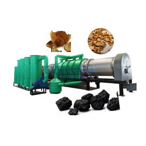 Ligne de production compacte de briquettes de charbon de bambou et de charbon de coco en poudre pour l'Indonésie - Product Image 1
