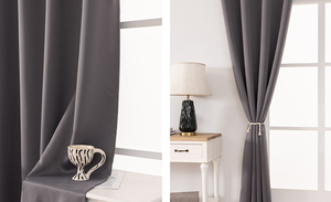 Rideaux occultants ChrisDowa à œillets pour chambre à coucher <span class=keywords><strong>et</strong></span> salon, ensemble de 2 panneaux, rideaux occultants thermiquement isolés - Product Image 6