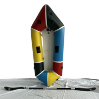 TPU Nylon léger gonflable Packraft blanc eau Trail Pack radeau Sport Style bateau pour la dérive et le ski nautique